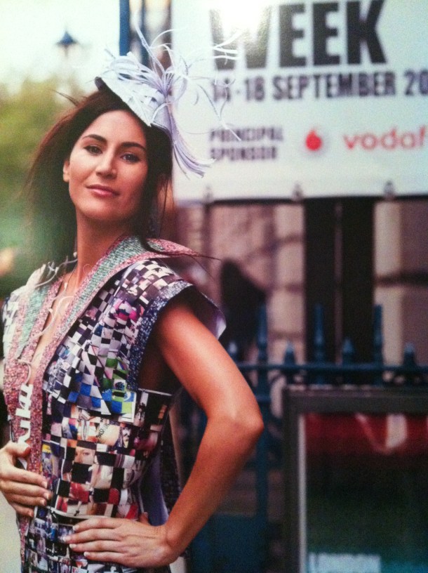 The data dress in action.