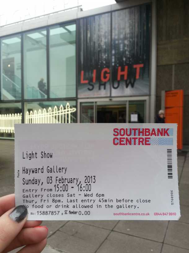 The Light Show at the Hayward Gallery