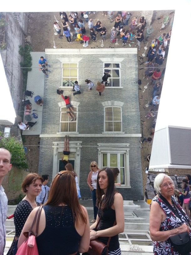 Dalston House from the queue