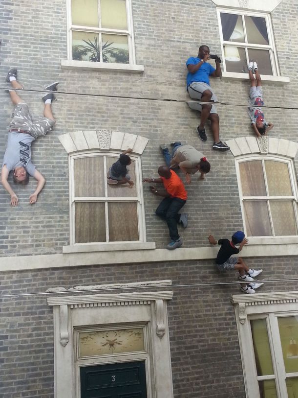 Tumbling down at Dalston House.