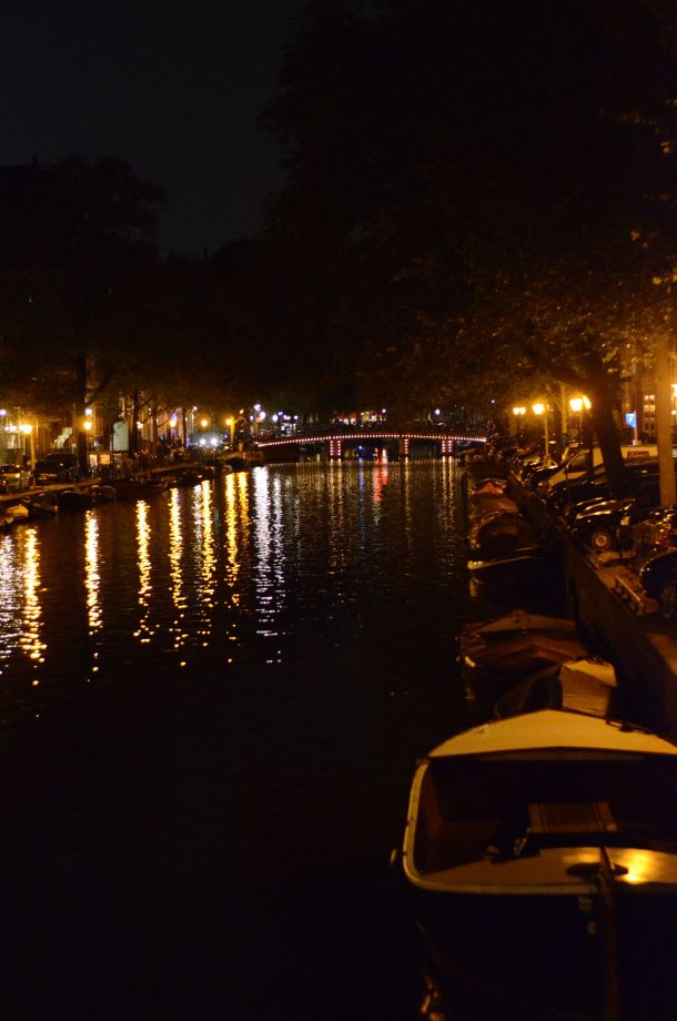 canal at night