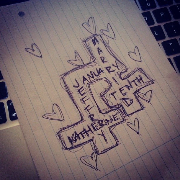 Personalised Scrabble Board Wall Art Planning