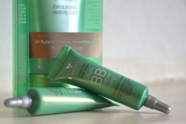 ginvera green tea exfoliating and bb cream 2