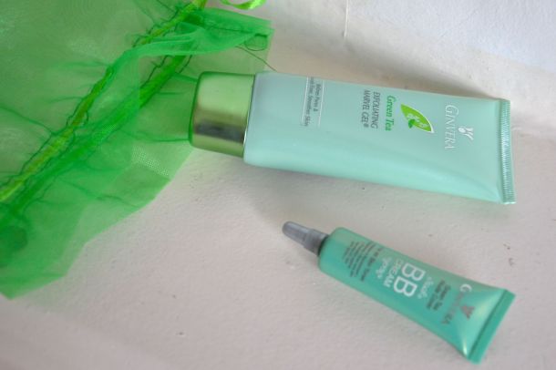 ginvera green tea exfoliating and bb cream 5