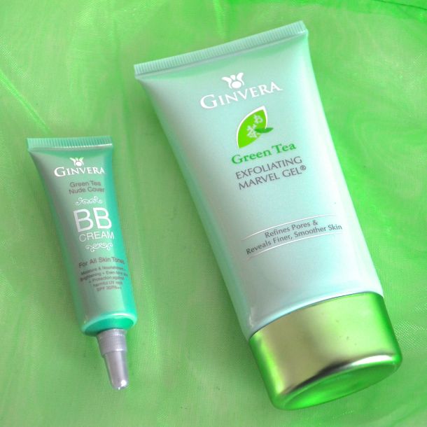 ginvera green tea exfoliating and bb cream 6