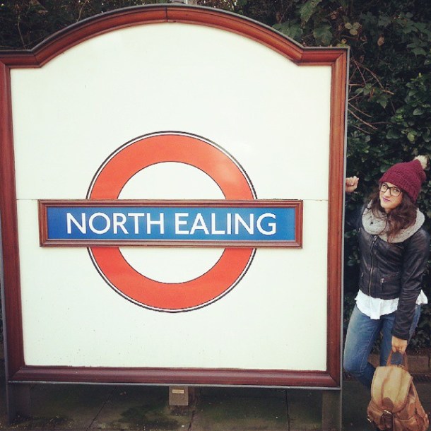 north ealing london in the autumn