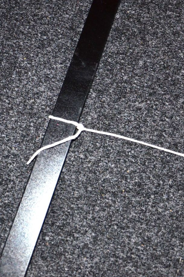 DIY frame with patterned tape to display polaroid style pictures08