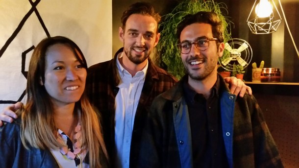 Thidaa of Blue Guy Pottery and Paul & Nikko of Earl of East London.