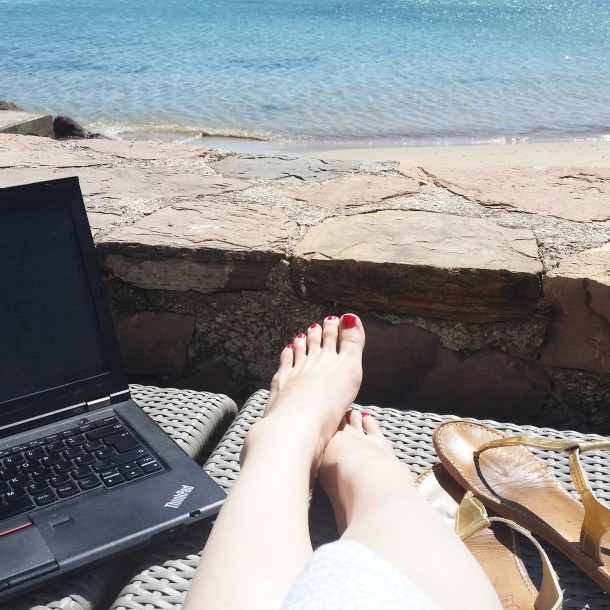 Cannes - working by the seaside