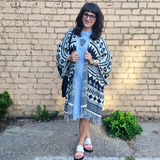 callmekatie - monki chambray shirt dress 2