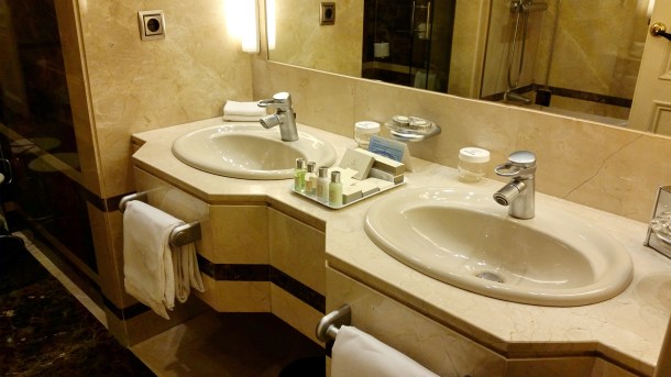 14 Bathroom sinks at Wellington hotel