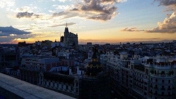 17 Sunset at Círculo de Bellas Artes