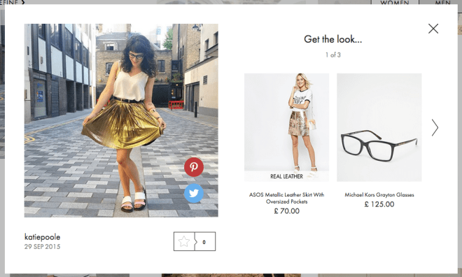 Spotted on ASOS #AsSeenOnMe, 29 September 2015