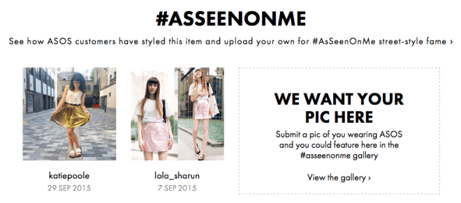 Spotted on ASOS #AsSeenOnMe, 29 September 2015