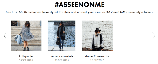 Spotted on ASOS #AsSeenOnMe, 5 October 2015