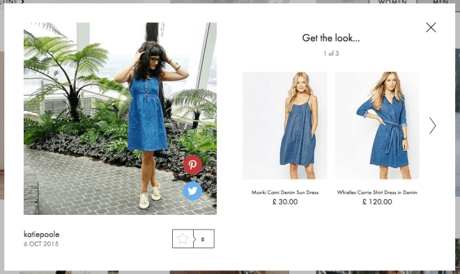 Spotted on ASOS #AsSeenOnMe, 6 October 2015