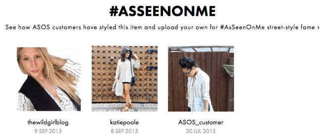 Spotted on ASOS #AsSeenOnMe, 8 September 2015