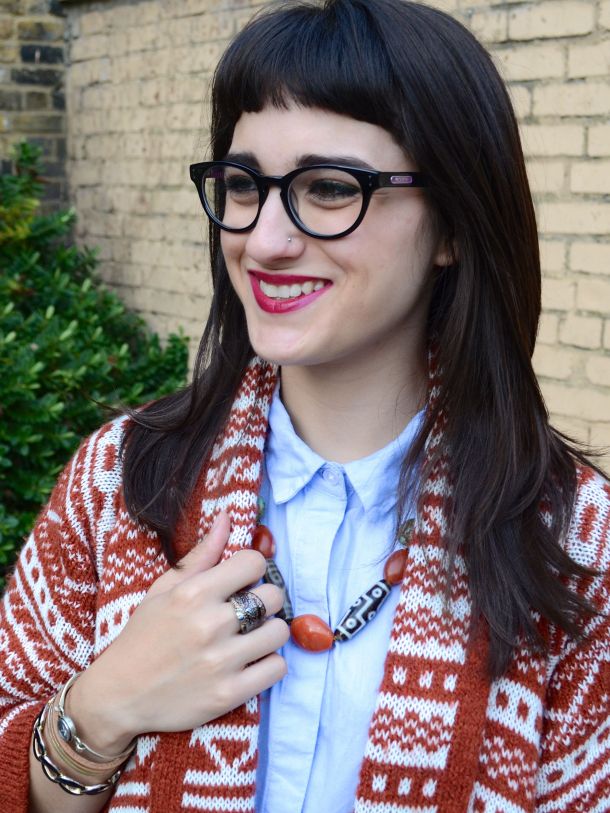 Call Me Katie - Monki Chambray Shirt Dress Styled for Autumn-Winter 2015 - 08