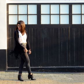 What I Wore: Kimono jacket and statement necklace for a day to night&nbsp;look