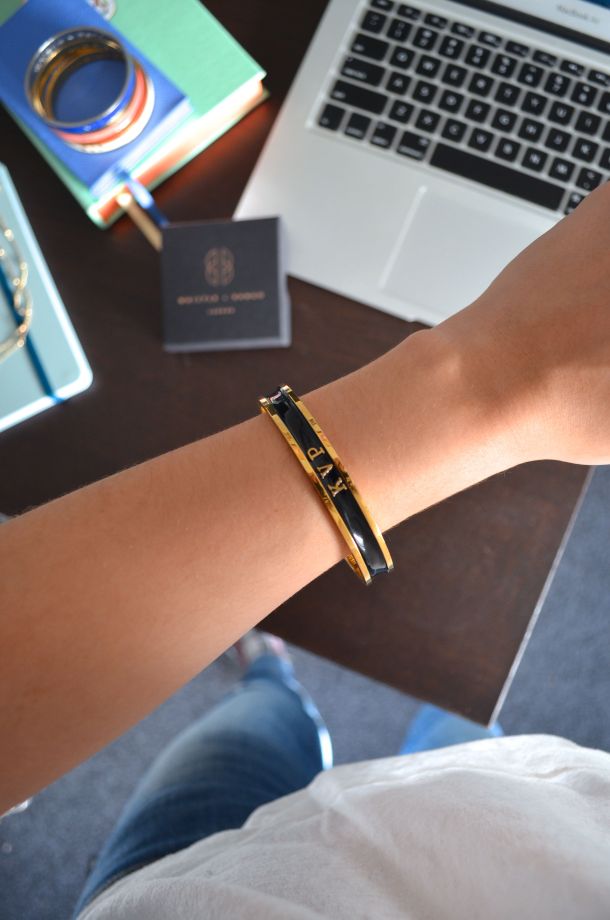 Call Me Katie - bespoke KVP initials bangle bracelet by London designer Whistle + Bango. Get your own with discount code KATIE10. - 05