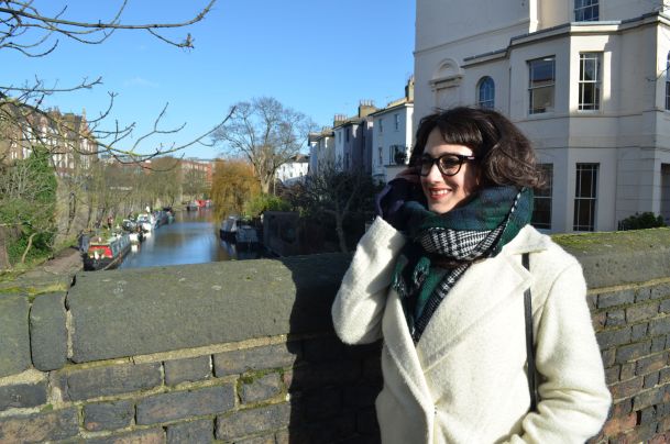 Call Me Katie - White winter coat, black skinny jeans, Dr Martens loafers, black sweater, Maison Scotch button down shirt, bracelets by Whistle and Bango and a Casio watch via ASOS for a weekend or casual office look - 02