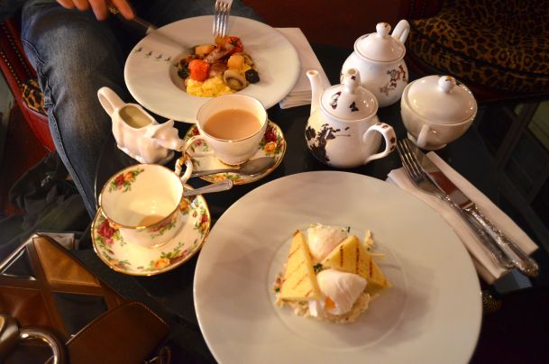 Call Me Katie - Breakfast in the Parlour at London's Sketch with poached eggs, sausages, tea, toast and more. Also great for brunch in London. - 07