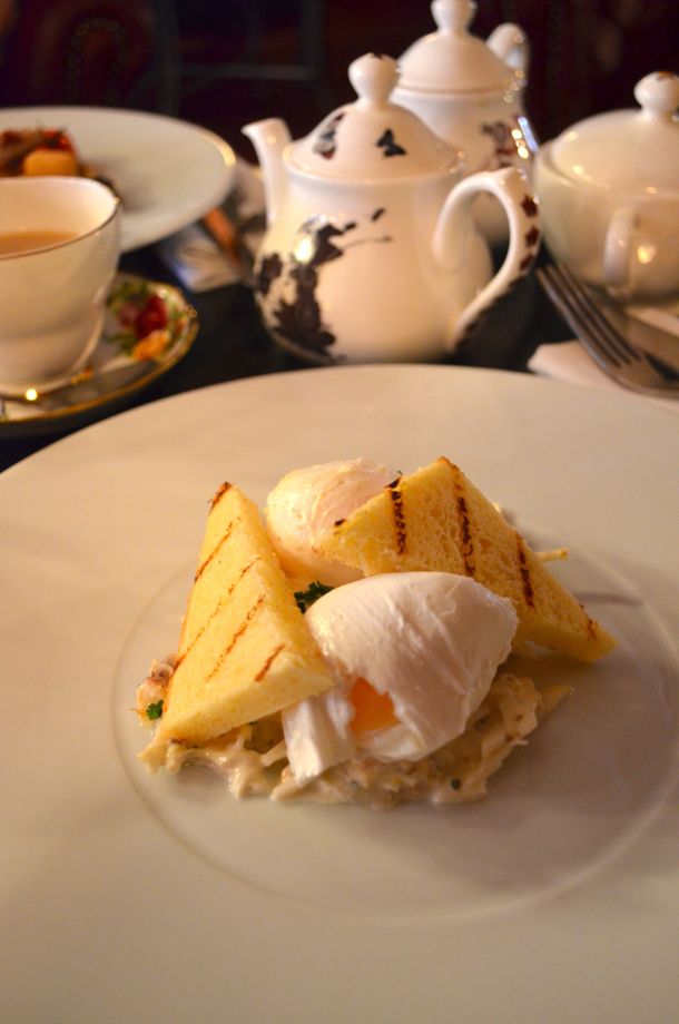 Call Me Katie - Breakfast in the Parlour at London's Sketch with poached eggs, sausages, tea, toast and more. Also great for brunch in London. - 08