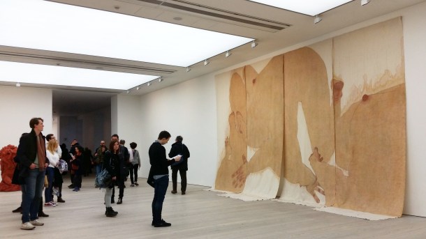 Call Me Katie - Champagne Life at Saatchi Gallery in London, January to March 2016, artwork is Autolandscape by Seung Ah Paik