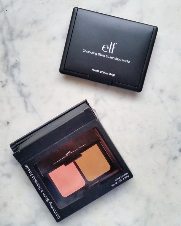 Call Me Katie - elf studio contouring blush and bronzing powder from CVS, outside the packaging