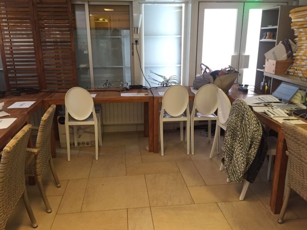 Call Me Katie - Magnum Cannes - backstage office space