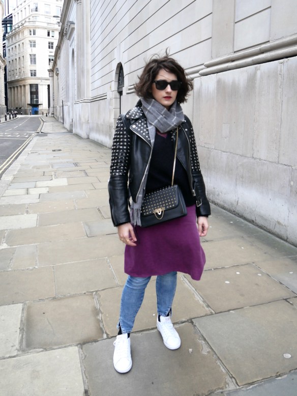 What I wore: styling a cami dress two ways in winter